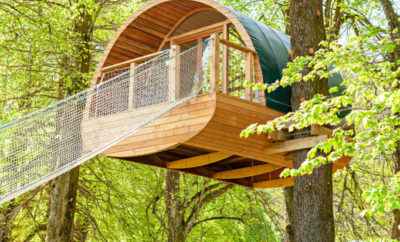 Cabane perchée dans les arbres