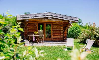 Cabane de trappeur – Domaine EcÔtelia