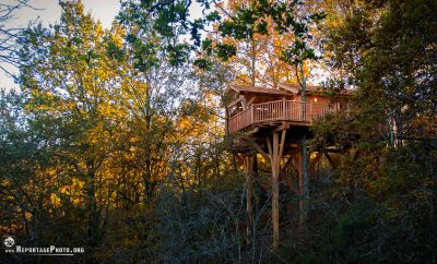 Cabane perchée avec spa – Domaine de la Male