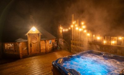 Cabane SPA pour 2 personnes avec petit déjeuner